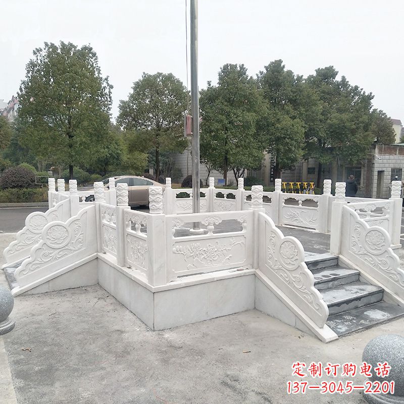 黄冈校园广场石雕升旗台