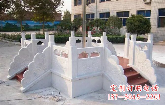 黄冈校园汉白玉升旗台