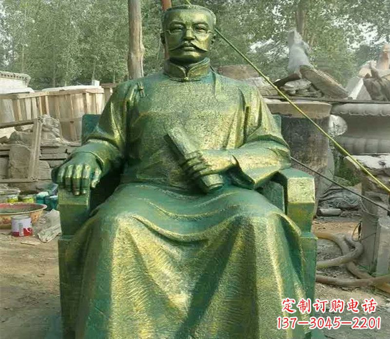 黄冈校园名人李大钊铜雕