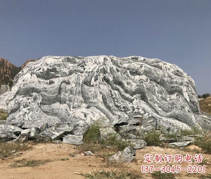 黄冈雪浪石假山公园景观石雕 (2)