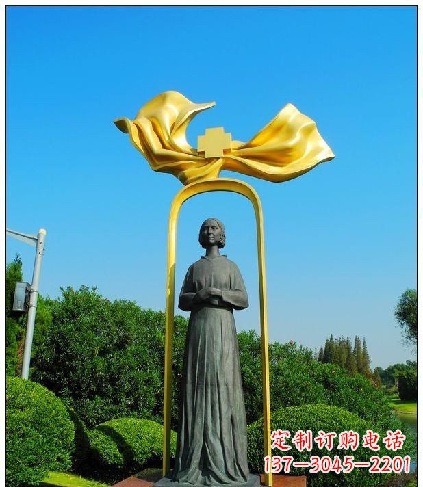 黄冈医院南丁格尔名人铜雕