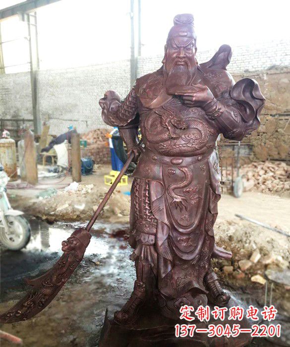 黄冈义薄云天关公像