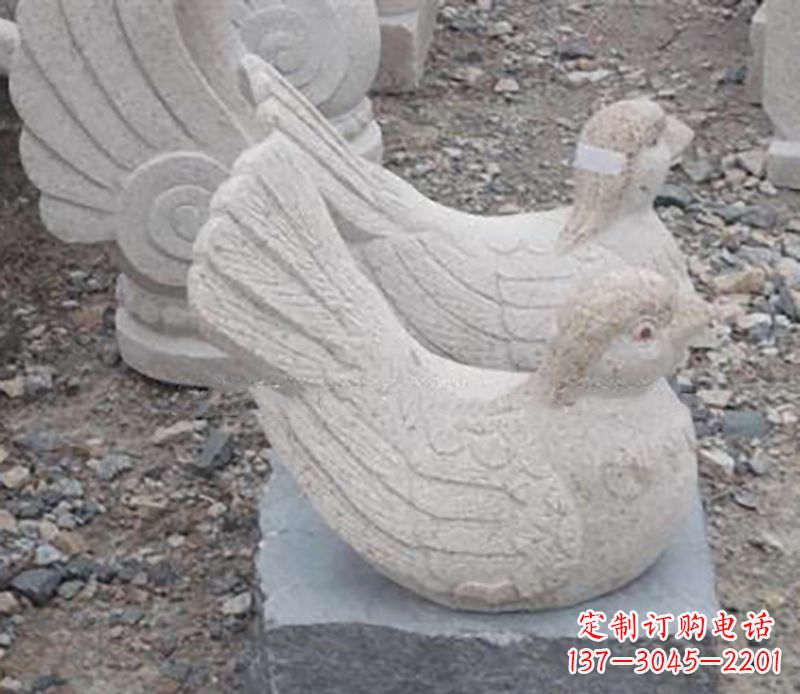 黄冈鸳鸯石雕