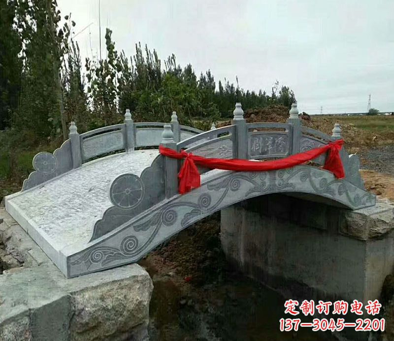 黄冈园林仿古石拱桥景观雕塑