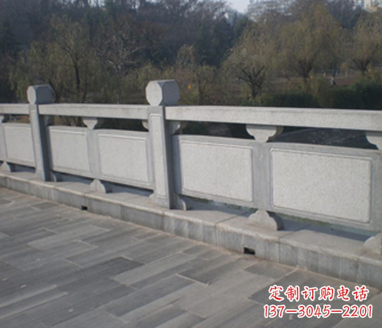 黄冈园林仿古石栏板景观石雕 (7)