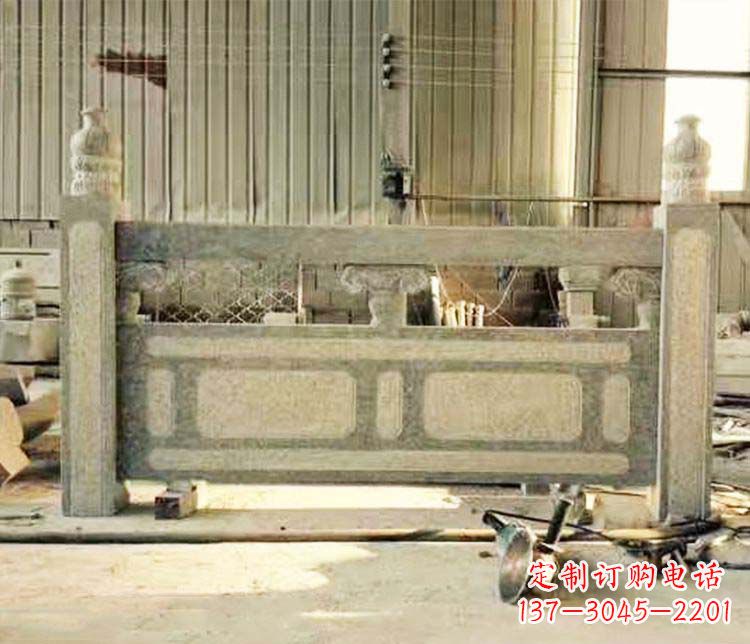黄冈园林仿古石栏板景观石雕