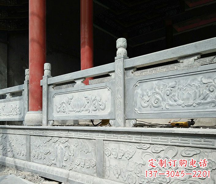 黄冈园林仿古石栏板景观石雕_1 (3)