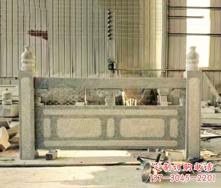 黄冈园林仿古石栏板景观石雕_2 (2)