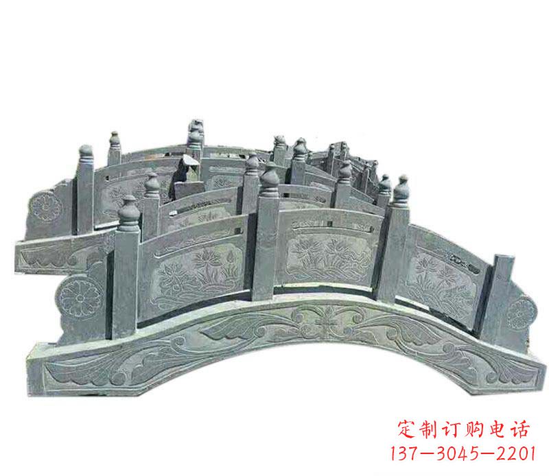黄冈园林仿古石栏板景观石雕_2