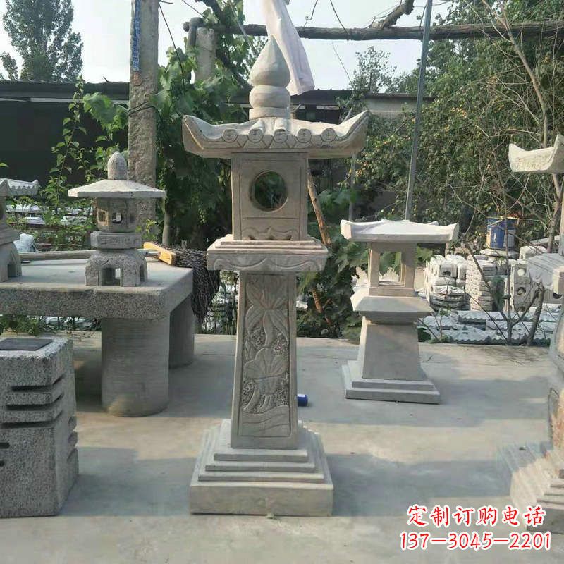 黄冈园林仿古做旧中式石灯