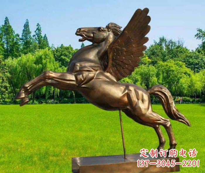 黄冈园林飞马铜雕