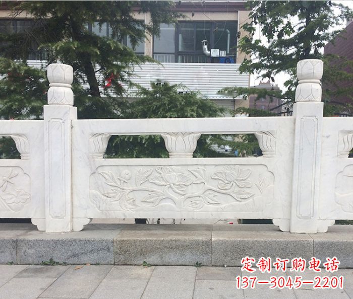 黄冈园林景观大理石浮雕栏板 (2)