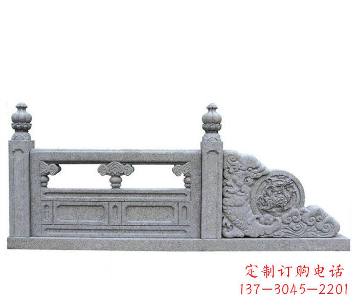 黄冈园林景观大理石栏板雕塑 (2)