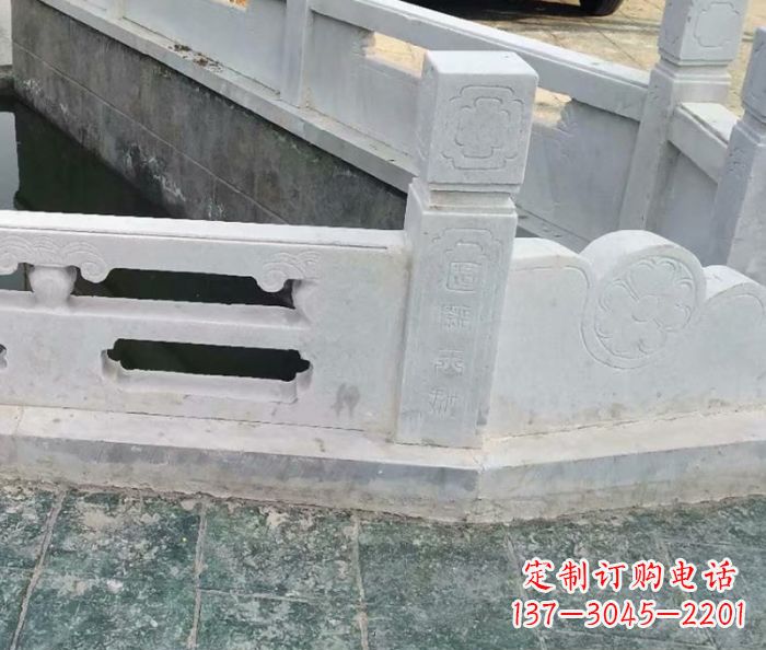 黄冈园林景观大理石栏板雕塑 (7)