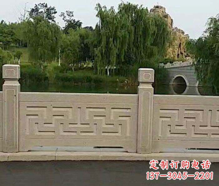 黄冈园林景观大理石栏板石雕 (4)
