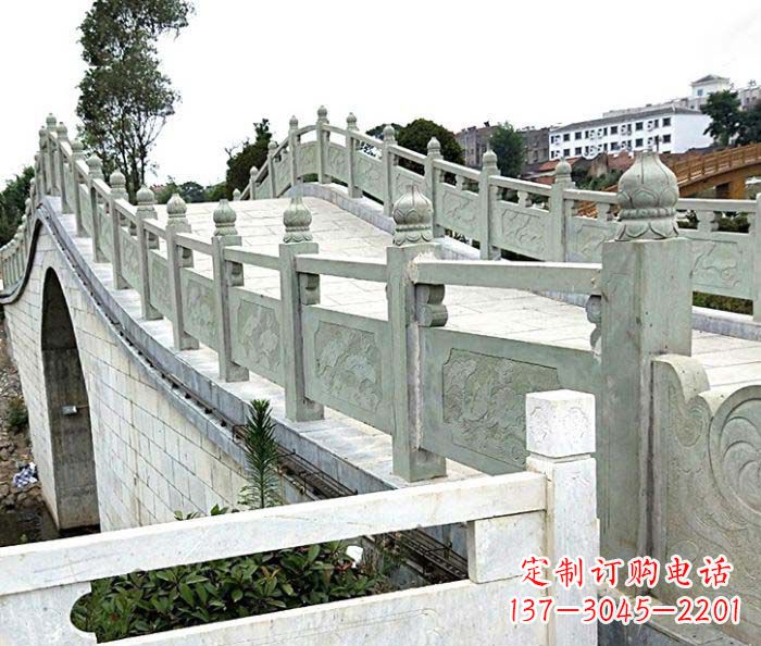 黄冈园林景观大理石栏板石雕 (3)