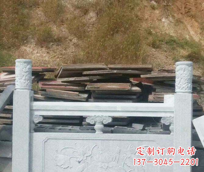黄冈园林景观大理石栏板石雕