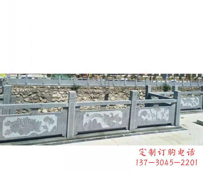 黄冈园林景观仿古石雕栏板 (5)