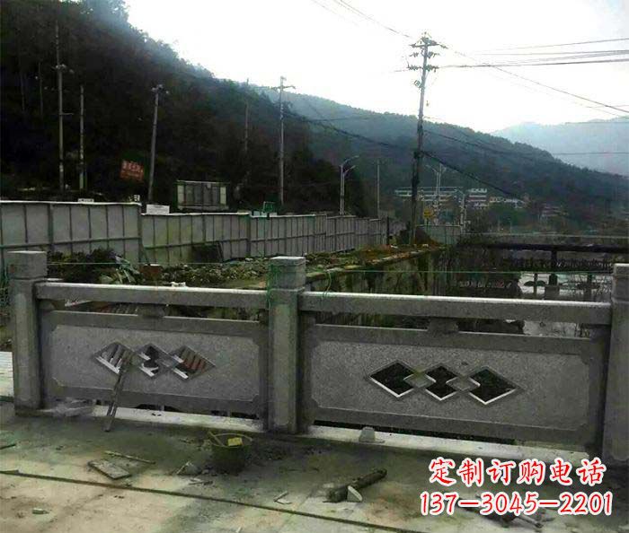 黄冈园林景观仿古石浮雕栏板 (2)