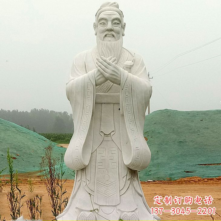 黄冈沾化二中孔子雕塑塑像