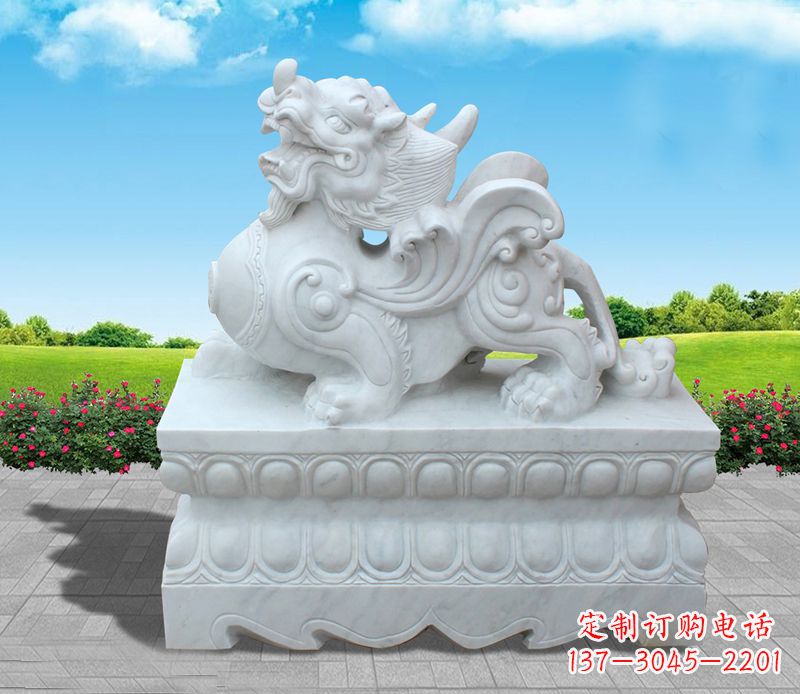 黄冈招财貔貅石雕