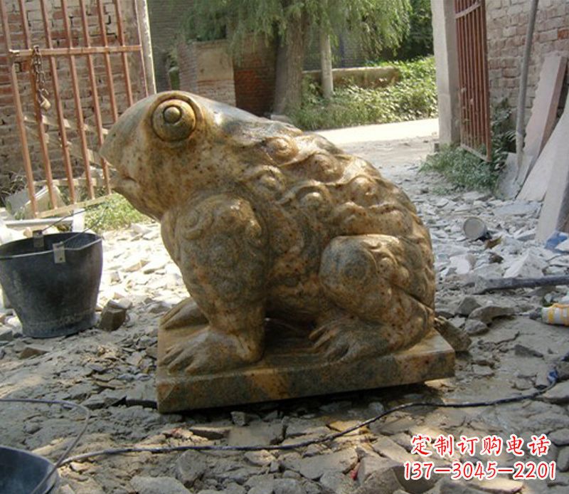 黄冈招财青蛙石雕