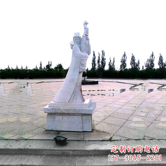 黄冈中国古代四大美女之王昭君广场石雕塑