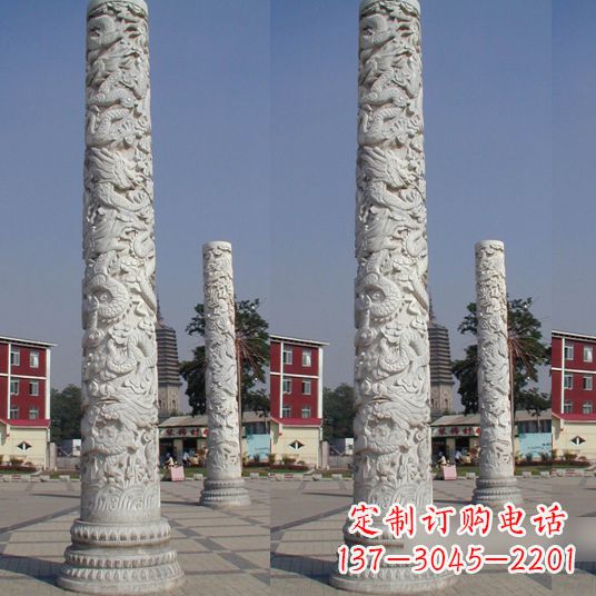 黄冈中国龙柱雕塑