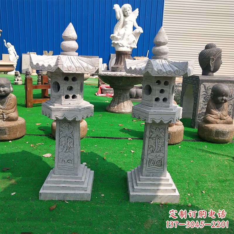 黄冈中式大理石灯笼