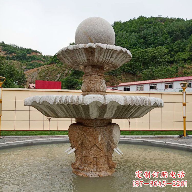黄冈中式喷泉石雕