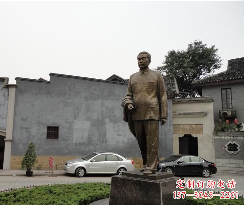 黄冈周恩来铜雕