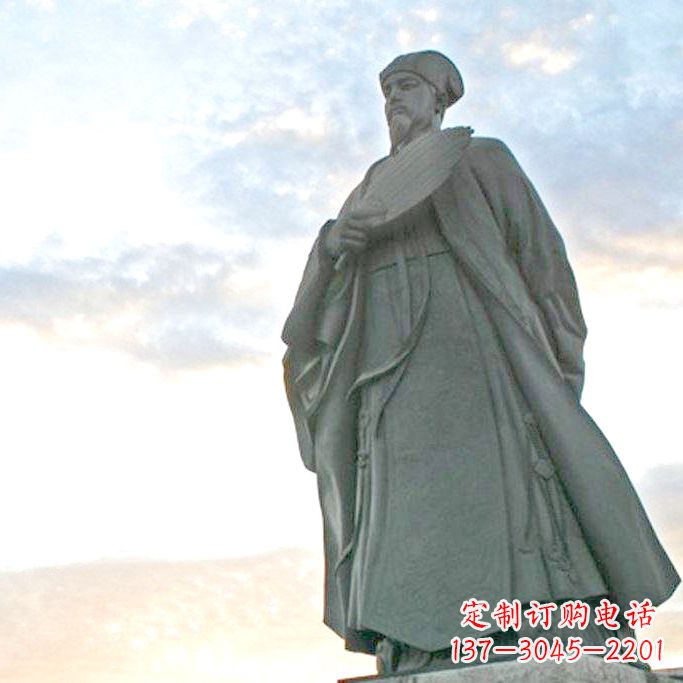 黄冈诸葛亮雕塑-三国著名历史人物雕像