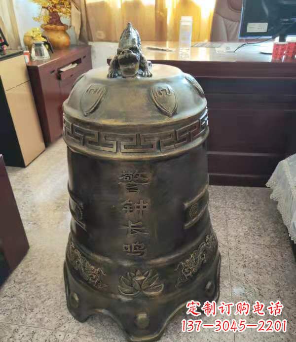 黄冈铸铜警钟长鸣铜铜钟
