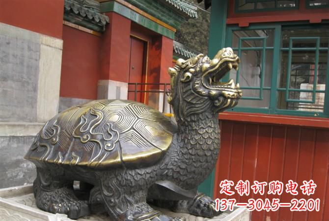 黄冈铸铜龙龟雕塑