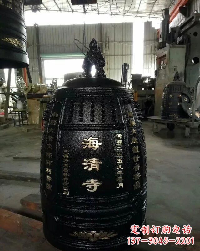 黄冈宗教庙宇铸铜钟